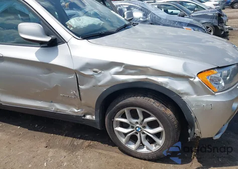 2014 BMW X3 xDrive35I z USA, uszkodzony, nr VIN 5UXWX7C55E0E75982